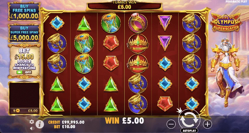 Olimpus Slot O'yin