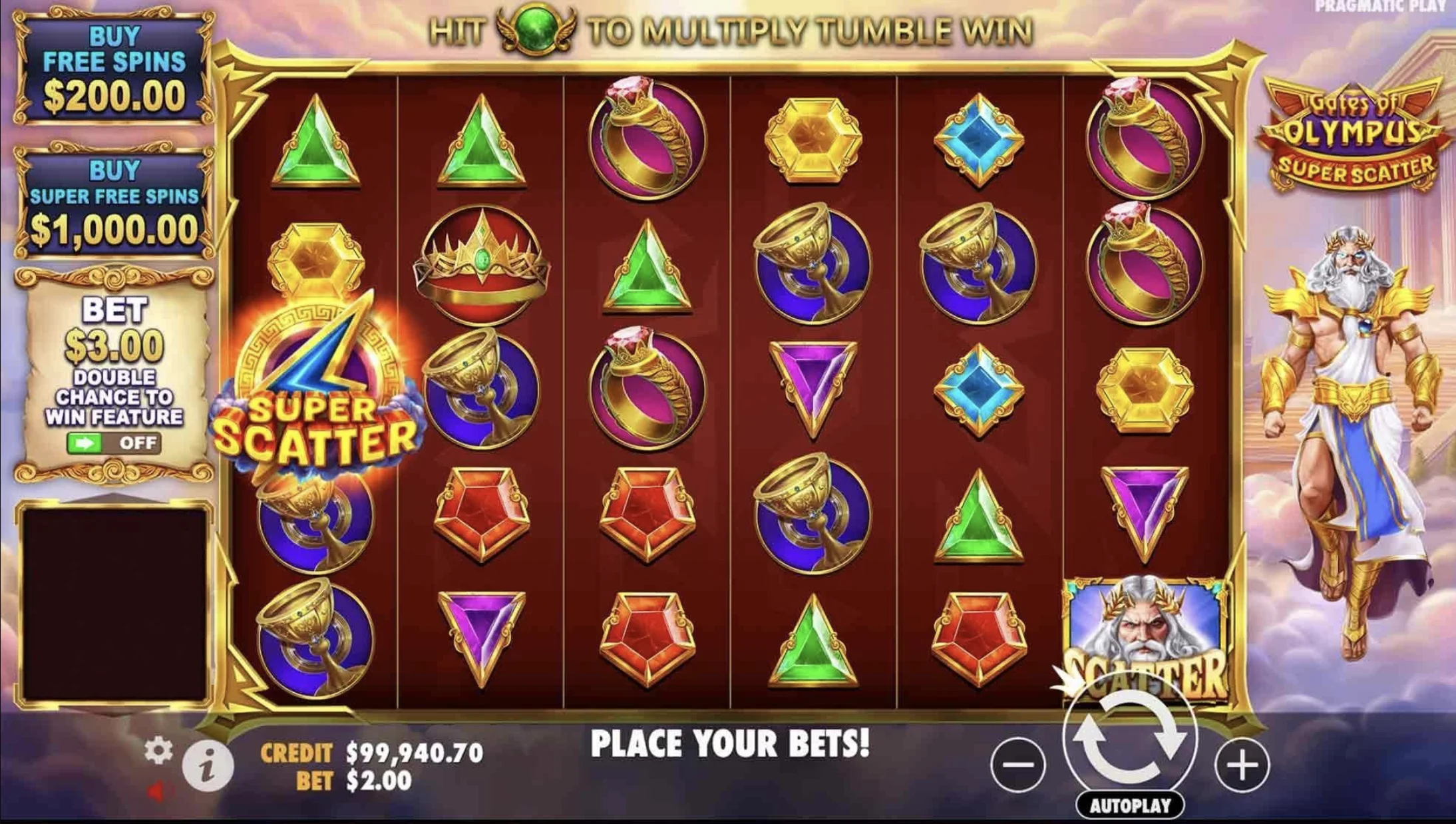 Super Scatter Feature